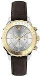Versace Herren Schweizer Armbanduhr Chrono SIGNAT.44 D/WSIL S/BRW BICSS/IP2N -Dark