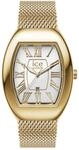 ICE-WATCH - Ice boliday Dome Metal mesh White GD - Gold Damenuhr mit...
