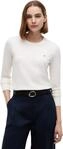 Tommy Hilfiger Damen Pullover Jersey Fine mit Rundhalsausschnitt