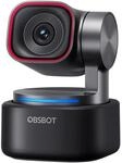 OBSBOT Tiny 3 KI-Webcam 4K mit Spatial Audio, AI Tracking PTZ Kamera, 1/1,28" Sensor,