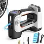 Litheli Elektrische Luftpumpe, Akku-Kompressor 10000mAh f&uuml;r Auto, Motorrad
