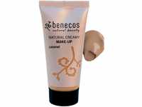 benecos Naturkosmetik - Creamy Make-up - flüssig - mattierend - vegan – caramel