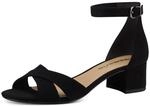 Tamaris Damen Sandalette mit Blockabsatz, schwarz, 41 EU