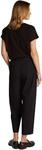 Tommy Hilfiger Damen Stoffhose Stretch Tapered Kn&ouml;chelfrei, Schwarz (Black), 38