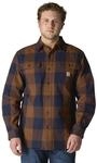 Carhartt Herrenhemd, lockere Passform, schweres Flanell, lang&auml;rmelig, kariert,...