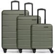 Franky Koffer-Set 3-teilig f&uuml;r Damen und Herren | Reise-Trolleys 51 x 30 x 76...