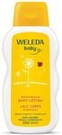 WELEDA Bio Baby Calendula Pflegemilch - Naturkosmetik Bodylotion mit Mandel&ouml;l &