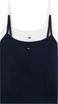 Tommy Jeans Women's Tjw 2Pack Essential Strap Top Dw0Dw18148 Tank Top, Multi