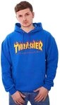 THRASHER Flame Logo Royal Unisex Sweatshirt f&uuml;r Erwachsene