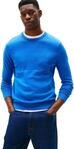Tommy Hilfiger Herren Pullover Essential Cotton mit Rundhalsausschnitt, Blau (Blue