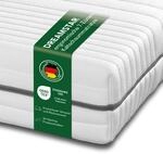 DREAMSTAR Kaltschaummatratze Vital Silber XXL 24 cm hoch | Ergonomische 7-Zonen