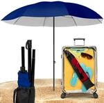 STYNGARD Reise Sonnenschirm mit UV Schutz 50+ [155 cm ⌀] - Strandschirm