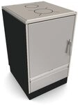 Glutos Holzherd HH 03 S | edelstahl | Scharnier links | 7 kW