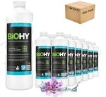 BiOHY Profi Fensterreiniger (12 x 1 Liter) | Glasreiniger Konzentrat | f&uuml;r