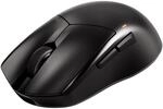 be quiet! Dark Perk Ergo PC Gaming Maus, 55 g leicht, extrem Lange Akkulaufzeit,