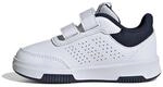adidas Unisex Kinder Tensaur Hook and Loop Shoes, Cloud White/Green/Collegiate Navy,