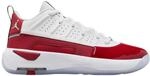 Max Aura 7 Herren-Basketballschuhe (Wei&szlig;/Turnrot/Schwarz/Wei&szlig;)