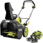 RYOBI 18 V ONE+ Akku-Schneefr&auml;se RY18STX45A-240, 45 cm R&auml;umbreite, inkl. 2 x 4,0 Ah
