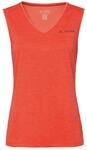 VAUDE Women's Essential Top, Funktionelles, &auml;rmelloses T-Shirt, hoher, Glowing red,