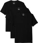 Calvin Klein Herren 3er Pack T-Shirts Kurzarm Crew Neck Basic, Schwarz (Black, Black,