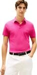 Tommy Hilfiger Herren Poloshirt Kurzarm 1985 Regular Fit, Rosa (Eccentric Magenta),