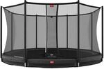 BERG Favorit InGround Gartentrampolin | Outdoor Bodentrampolin rund f&uuml;r Kinder 