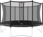 BERG Favorit Trampolin | Safety Net Comfort Sicherheitsnetz | rundes...