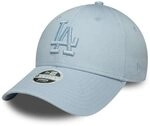 New Era Women MLB 9FORTY Cap Metallic Logo Los Angeles Dodgers Pastel Blue