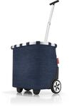 reisenthel carrycruiser Twist Navy &ndash; Tragbarer Einkaufstrolley mit stabilem