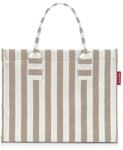 reisenthel daily shopper summerstripes coffee &ndash; Moderner, geradliniger Shopper f&uuml;r