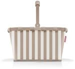 reisenthel carrybag summerstripes coffee &ndash; Stabiler Einkaufskorb mit viel Stauraum