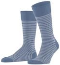 FALKE Herren Socken Family Special Edition M So Baumwolle gemustert 1 Paar, Blau Sky