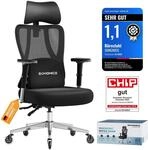 SONGMICS B&uuml;rostuhl ergonomisch, Schreibtischstuhl, Gaming-Stuhl, verstellbare