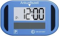Lescars Parkuhr: Kompakte e-Parkscheibe, ECE-Zulassung, Ersch&uuml;tterungssensor, Solar