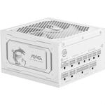 MSI MAG A1000GL PCIE5 White Netzteil, 1000 W, 80 Plus Gold, ATX 3.1, PCIe 5.1