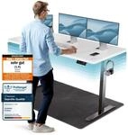 CLOUVOU ProDesk H&ouml;henverstellbarer Schreibtisch elektrisch 140x70cm [TESTSIEGER]
