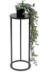 DanDiBo Blumenhocker Metall Schwarz Rund 50-70 cm Blumenst&auml;nder Beistelltisch...