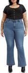 Levi's Damen Plus Size 726&trade; High Rise Flare Jeans,Blue Wave Mid Plus,22 M