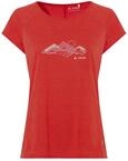VAUDE Women's Tekoa T-Shirt II, L&auml;ssiges Damen T-Shirt, Lava, 40