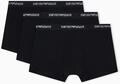 Emporio Armani Man's Core Logoband 3-Pack Trunk, Schwarz, XXL, Schwarz, XXL