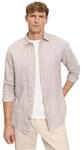 OLYMP Herren Freizeithemd Langarm 405014,Streifen Weissfond,059 Casual