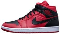Air Jordan 1 Mid Bred Toe, Schwarz, Training Fitnessschuhe, EU 41