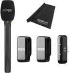 Rode Wireless Micro Drahtloses Mikrofon-System USB-C mit Interview Micro Handadapter