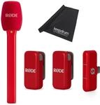 Rode Wireless Micro Drahtloses Mikrofon-System USB-C Rot mit Interview Micro