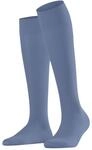 FALKE Cotton Touch Kniestr&uuml;mpfe sky blue (6876), 35-38
