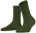 FALKE Damen Socken Cotton Touch W So Baumwolle einfarbig 1 Paar, Gr&uuml;n Cypress 7528,