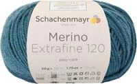 Schachenmayr Merino Extrafine 120 9807552-00166 meerblau meliert Handstrickgarn,