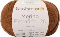 Schachenmayr Merino Extrafine 120 9807552-00111 schoko Handstrickgarn, Schurwolle, 10