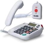 Maxcom KXT481SOS: Seniorentelefon mit Funk Notruf Sender und gro&szlig;en Tasten extra
