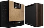 ASUS ProArt PA602 Wood Edition Modern Black E-ATX-Geh&auml;use mit Platte aus geh&auml;rtetem